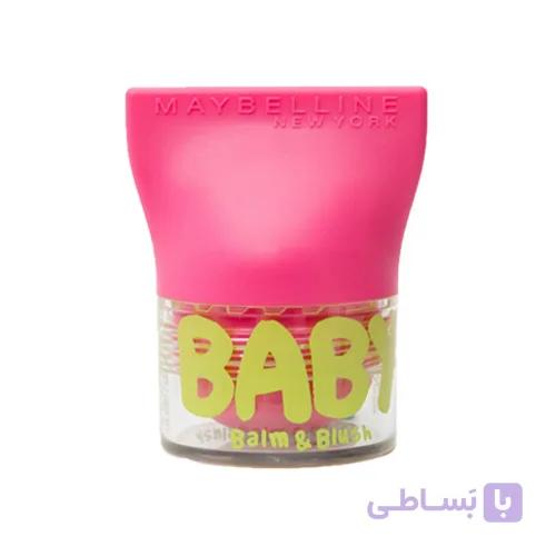 بالم لب و رژگونه جدید بی بی لیپس میبلین رنگ Flirty Pink — تصویر 1