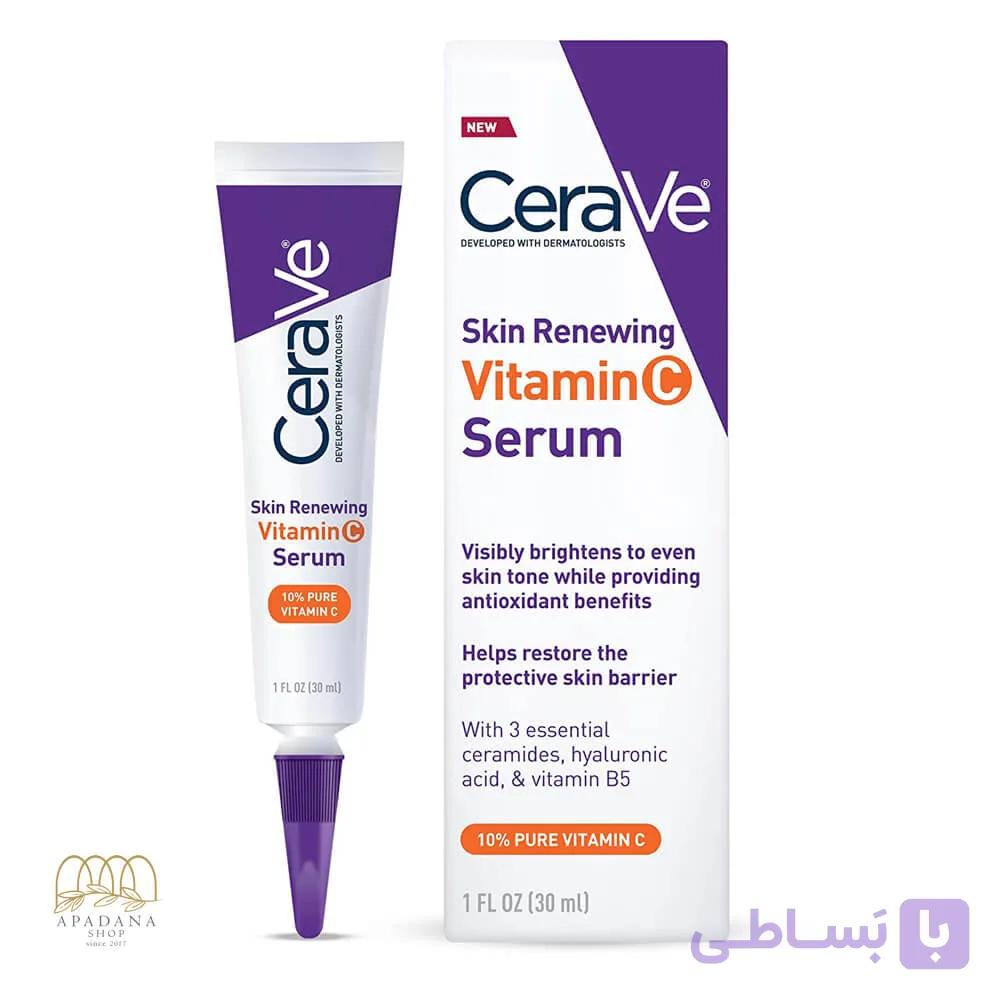 سرم ویتامین سی سراوی مدل Skin Renewing حجم 30 میل — تصویر 1