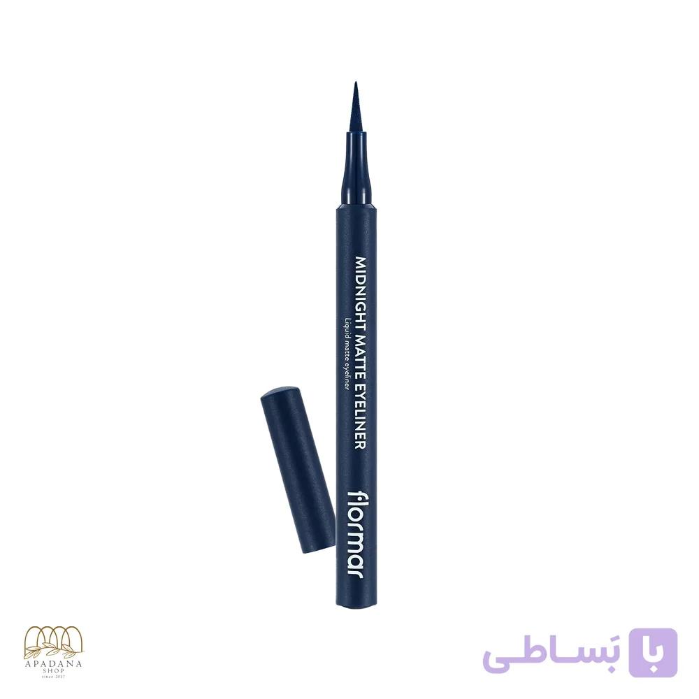 خط چشم ماژیکی Midnight فلورمار شماره 03 رنگ Dark Blue — تصویر 1