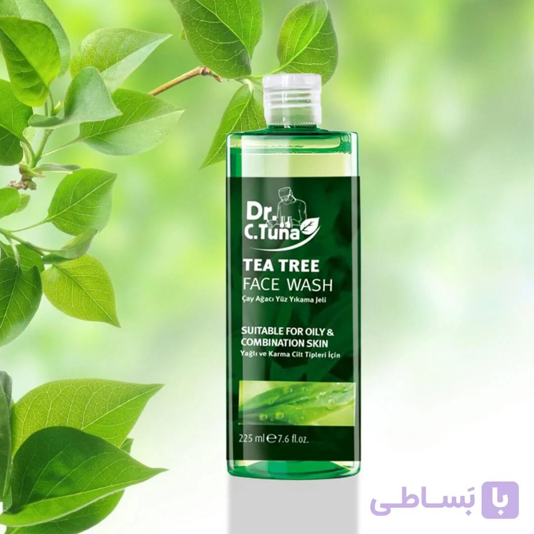 ژل شستشو پوست چرب و مختلط درخت چای فارماسی مدل دکتر سی تونا — تصویر 1