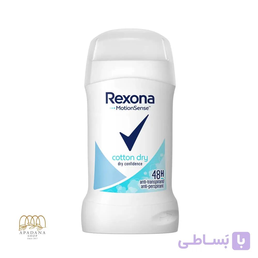 استیک ضد تعریق زنانه 48 ساعته 40 گرمی cotton dry رکسونا