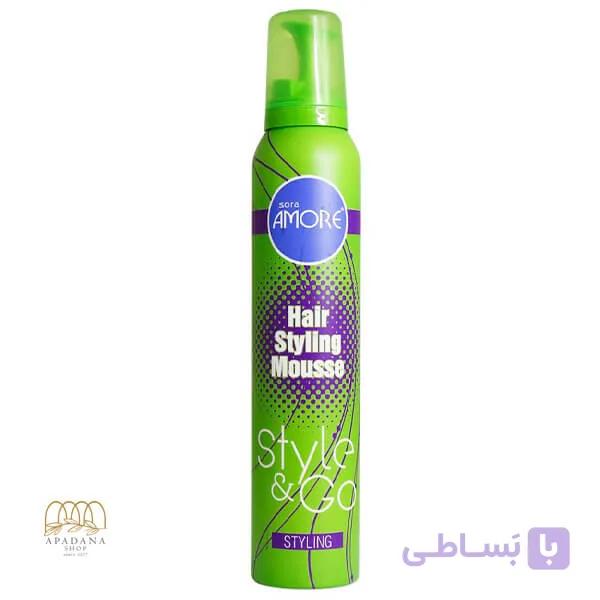 موس حالت دهنده مو آمور مدل Styling حجم 225 میل — تصویر 1
