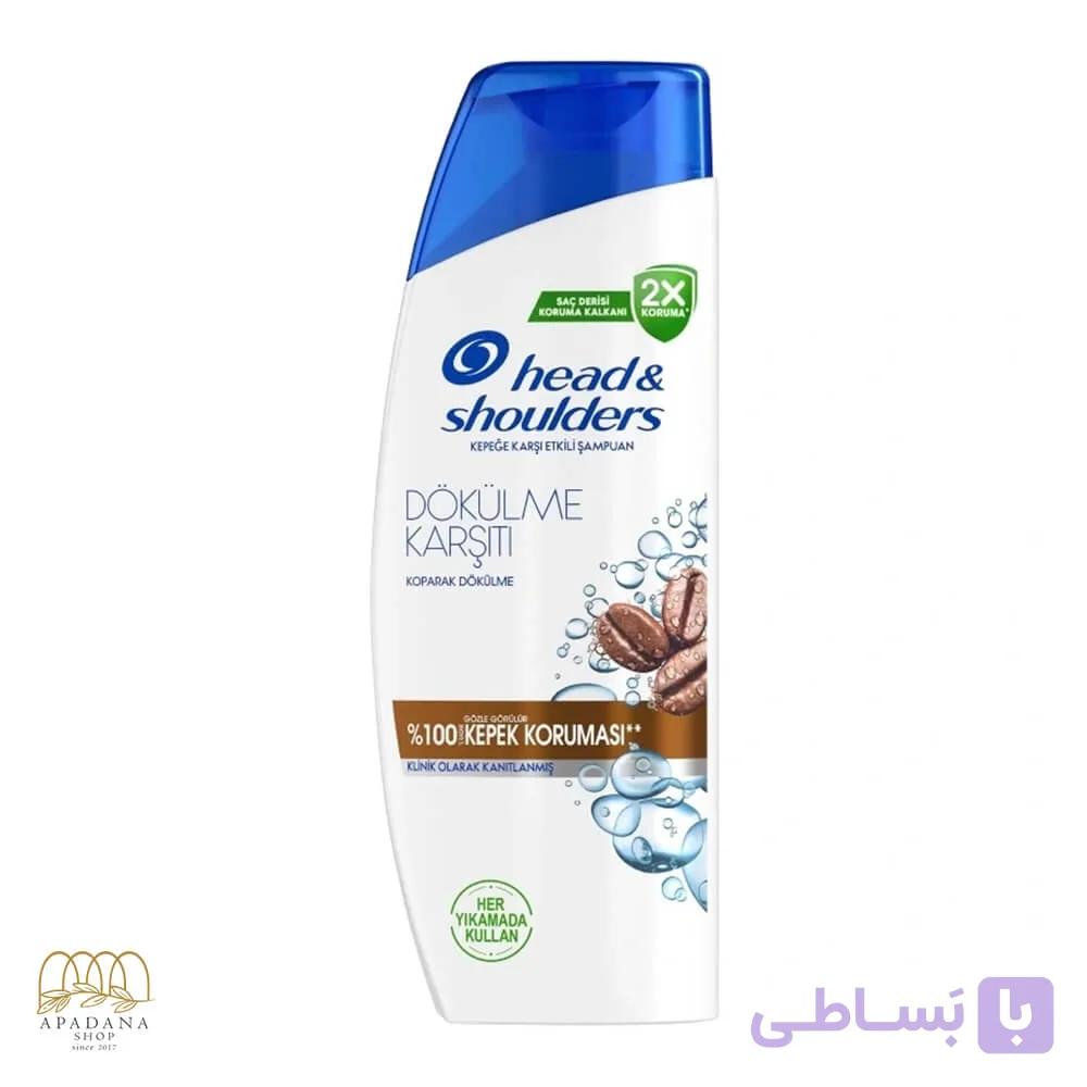 شامپو ضد شوره و ضد ریزش هد اند شولدرز حاوی کافئین 330 میل — تصویر 1