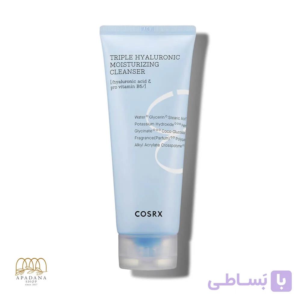 شوینده آبرسان و مرطوب کننده هیالورونیک اسید کوزارکس حجم 150 میل — تصویر 1