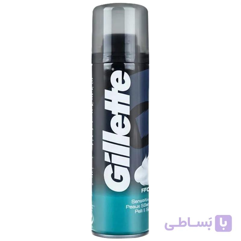 فوم اصلاح پوست حساس ژیلت 200 میل