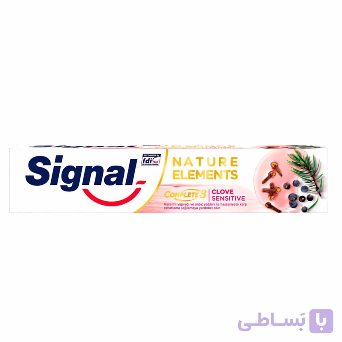 خمیر دندان ضد حساسیت میخک و عناب سیگنال کامپلت 8 مدل CLOVE SENSITIVE — تصویر 1