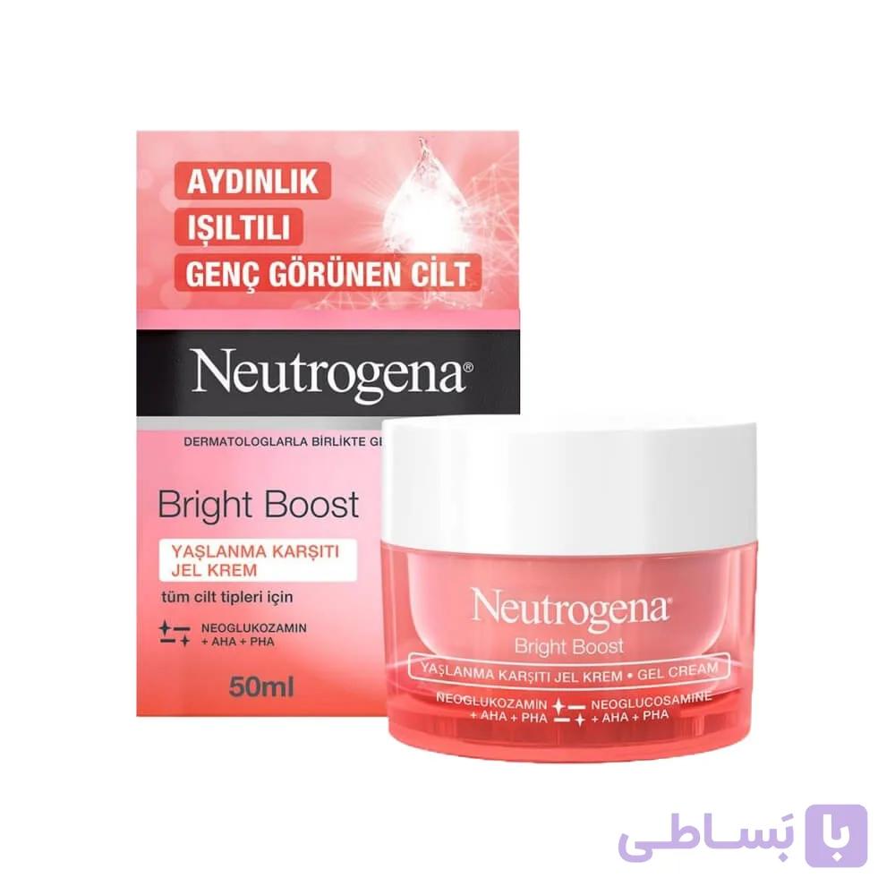 ژل کرم شب مرطوب کننده ، ضدپیری پوست و روشن کننده نوتروژینا حجم 50 میل — تصویر 1