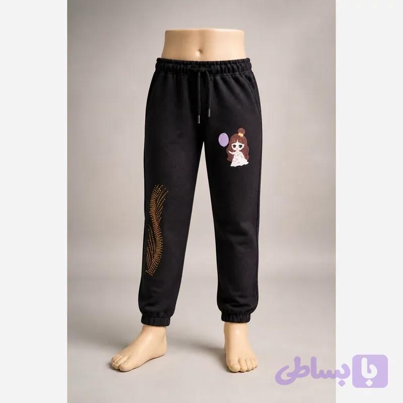 شلوار مام دخترانه دمپاکش