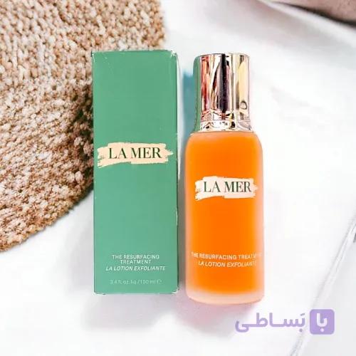 لوسیون جوانساز و ترمیم کننده لامر **اصل** LA MER حجم 100 میل LA MER rejuvenating and repairing lotion volume 100 ml( La Mer Resurfacing Treatment) — تصویر 1