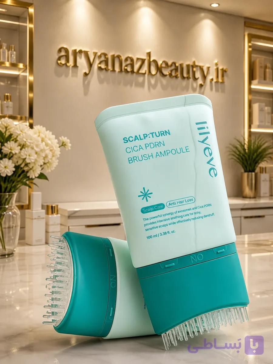 سرم کف سر سیکا و PDRN محرک رشد و احیا مو لیلیوئه lilyeve SCALPTURN Cica PDRN Scalp Serum حجم 100 میلی لیتر — تصویر 1