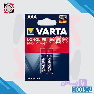 باطري نيم قلمي VARTA آلکالين لانگ لايف مکس پاور 2 عددي(701006)