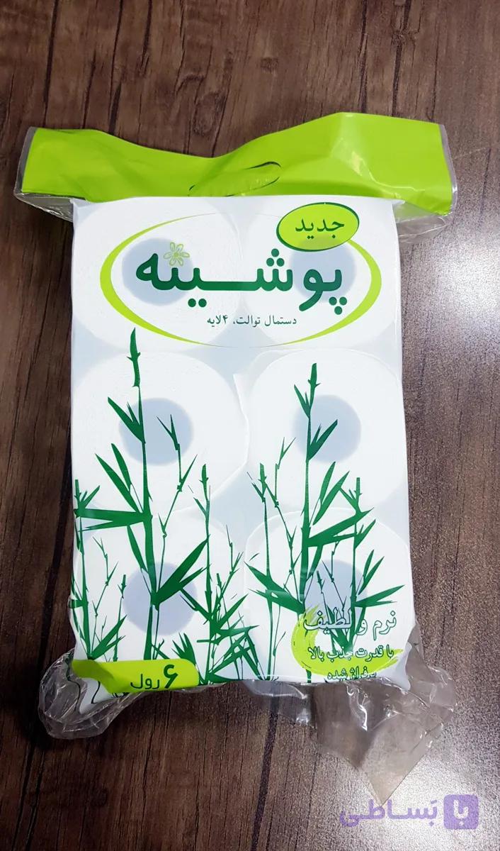 دستمال دلسی 6 قلو پوشینه