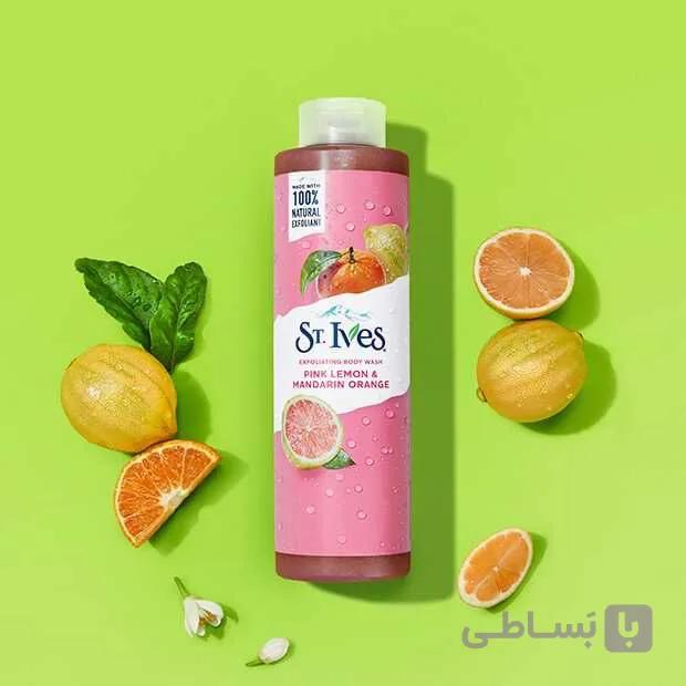 شامپو بدن ۶۵۰ میل استیوز Pink Lemon & Mandarin Orange