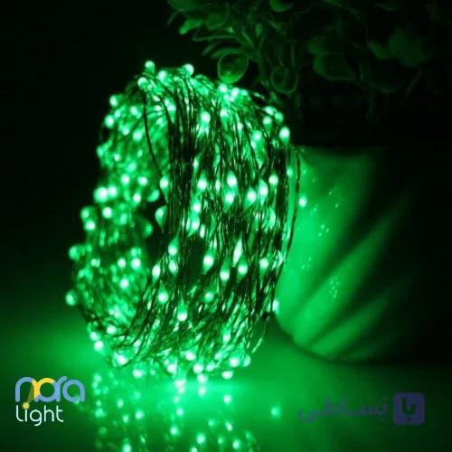ریسه مفتولی 10 متری سبز باطری خور