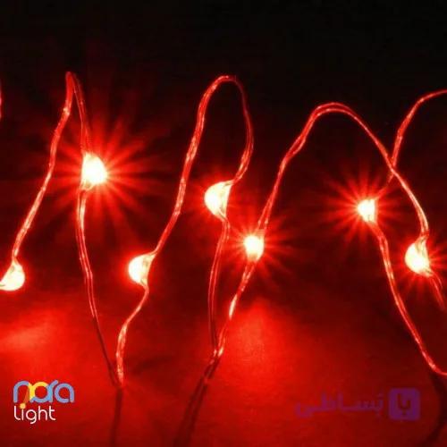 ریسه مفتولی 2 متری قرمز باطری خور