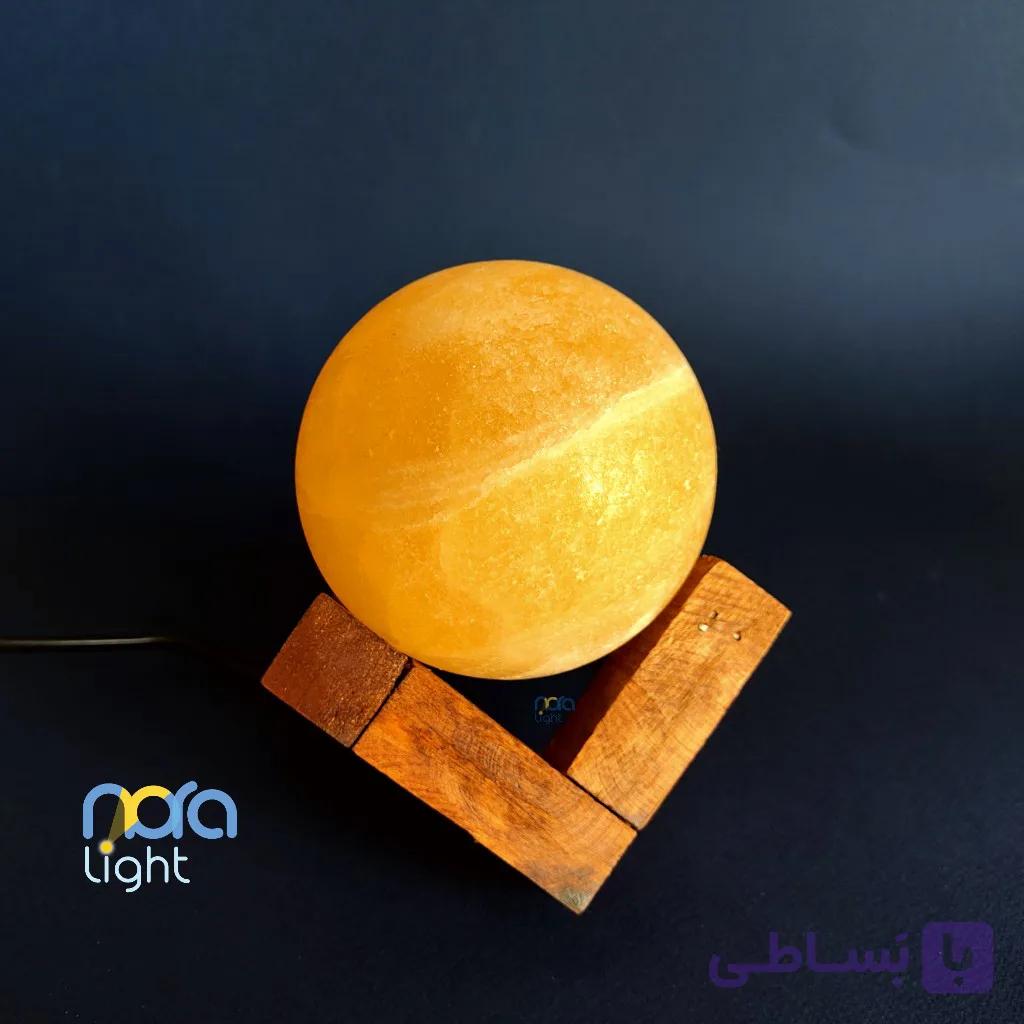 چراغ خواب سنگ نمک طرح ماه