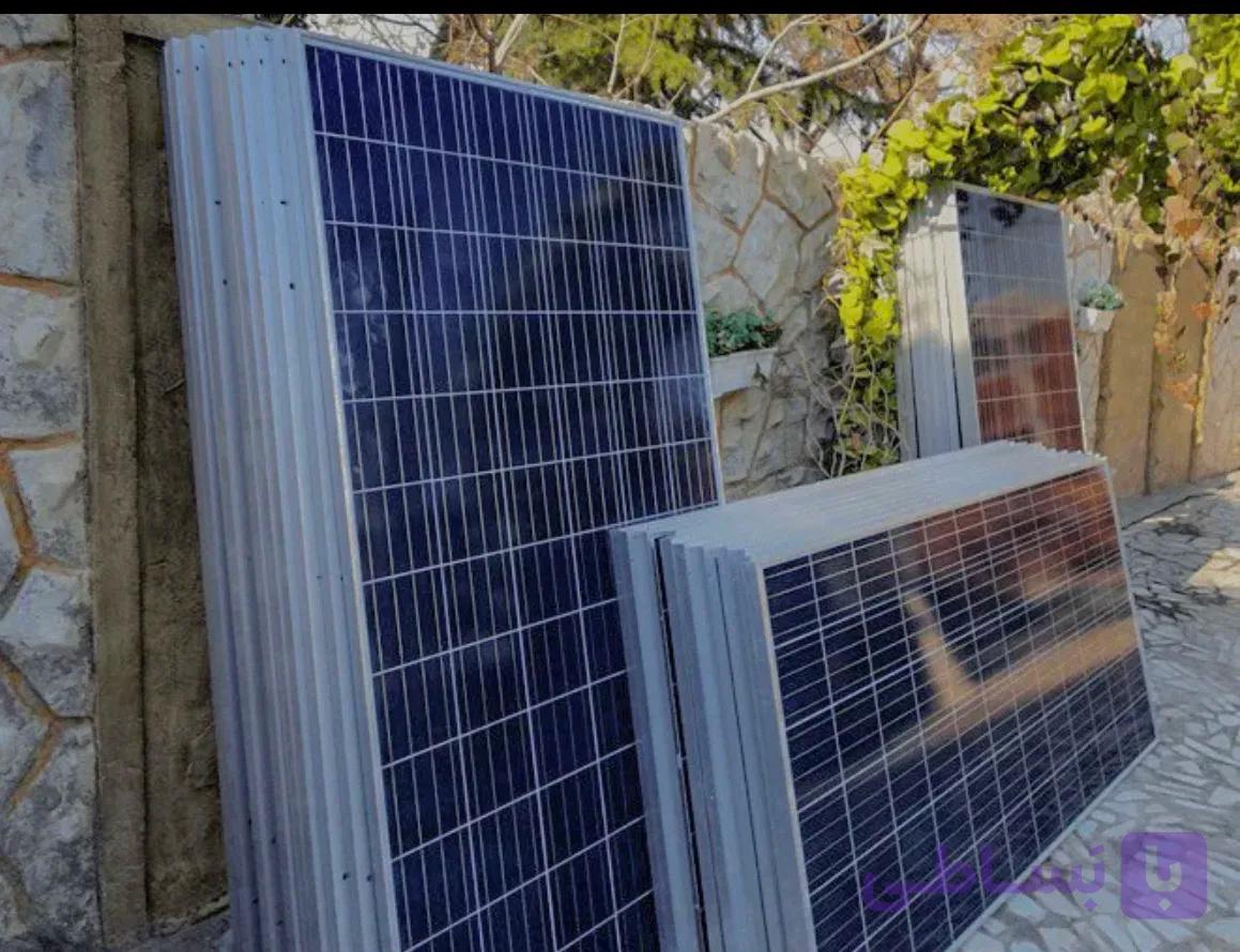 پنل خورشیدی پلی کریستال 330W در حد نو