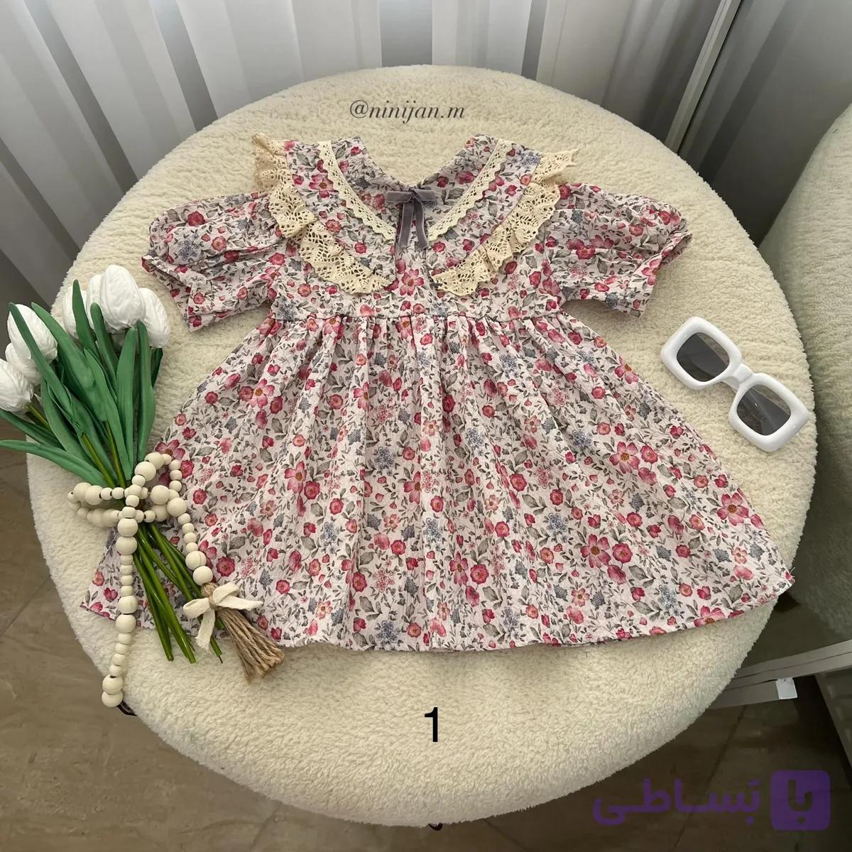 پیراهن دخترانه یاس — تصویر 1