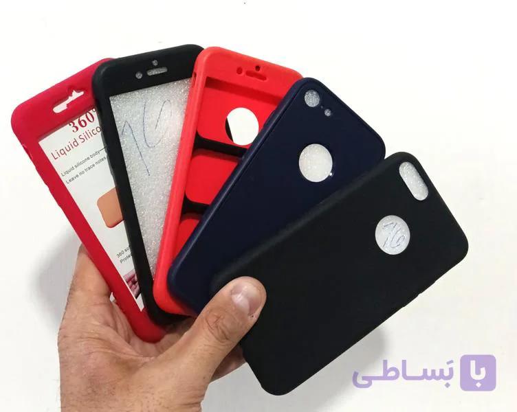 گارد گوشی اپل Apple 7G  | ژله ای 360 درجه| پشت روی گوشی داخل گارد