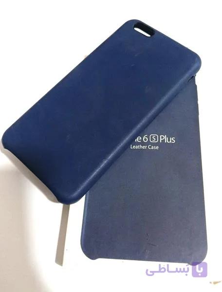 گارد گوشی اپل Apple 6s PLUS | چرمی سرمه ای