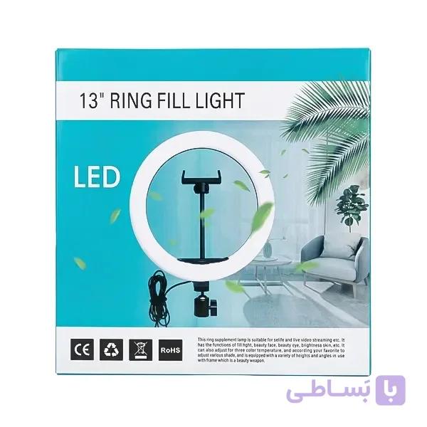 رینگ لایت 13 اینچی پی نت مدل M-330 p-net همراه پایه 170 سانتیمتری — تصویر 1