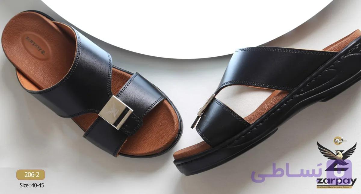 صندل مردانه زرپای کد 206-2