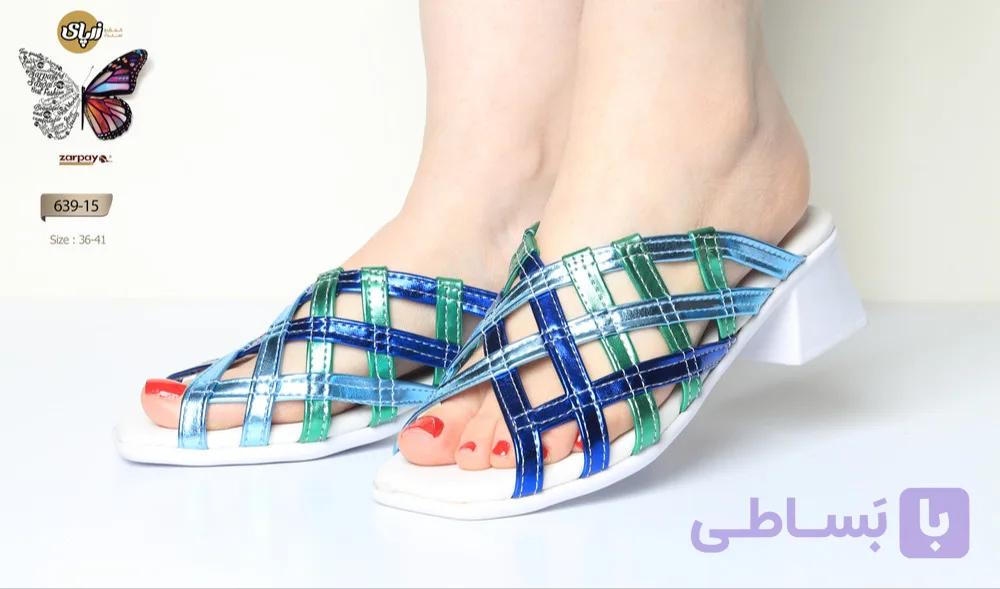 صندل تابستانی زنانه زرپای کد 639‑15