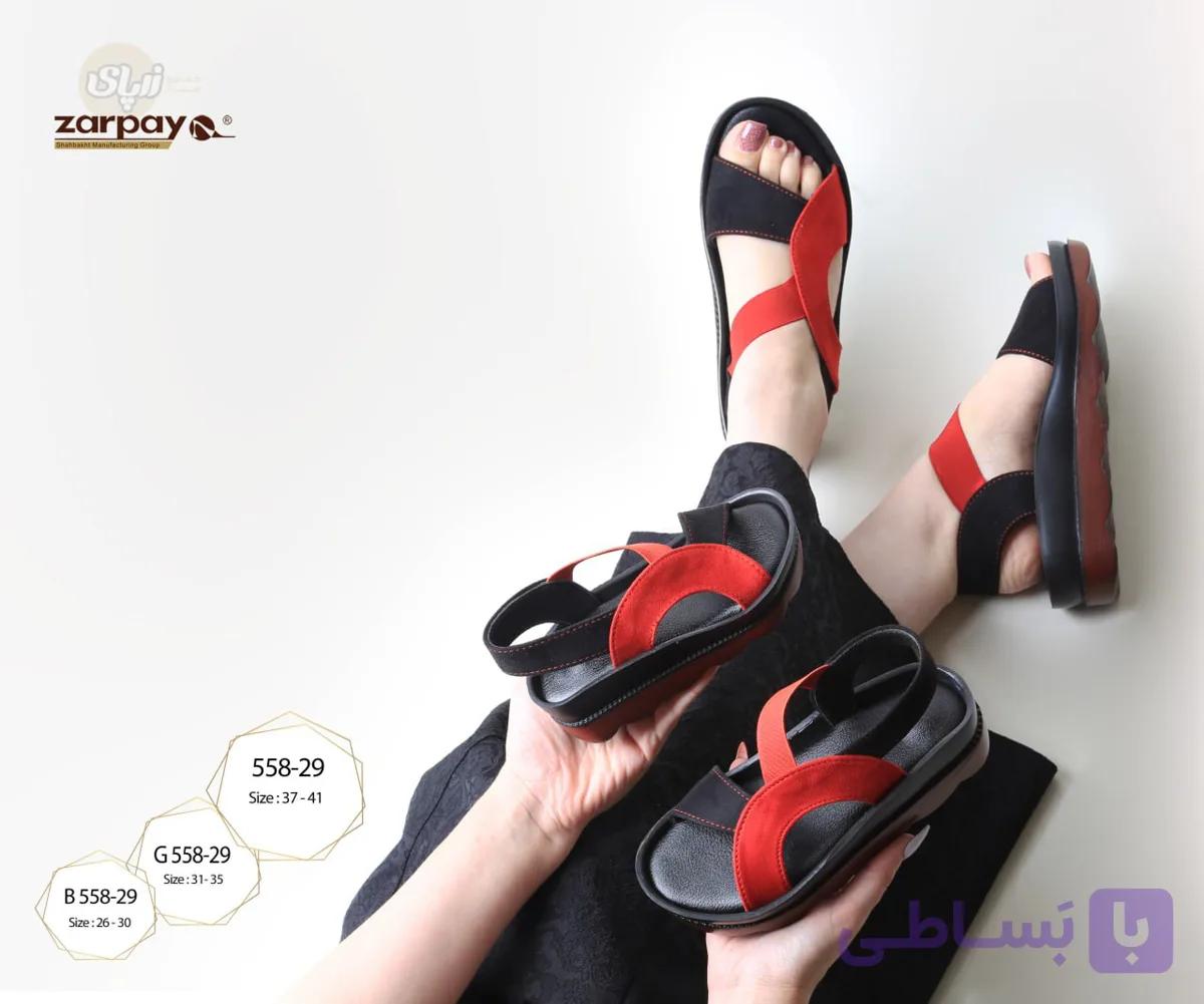 صندل تابستانی دخترانه زرپای کد G558-29