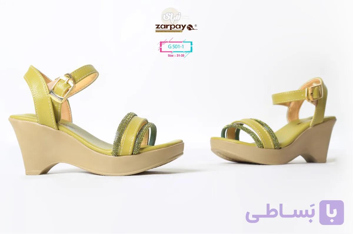صندل تابستانی دخترانه زرپای کد G501-1