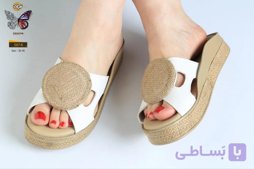 صندل تابستانی زنانه زرپای کد 567-8