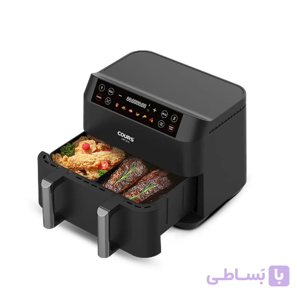 سرخ کن بدون روغن دو قلو ۴ المنت کورس مدل CAF 1615