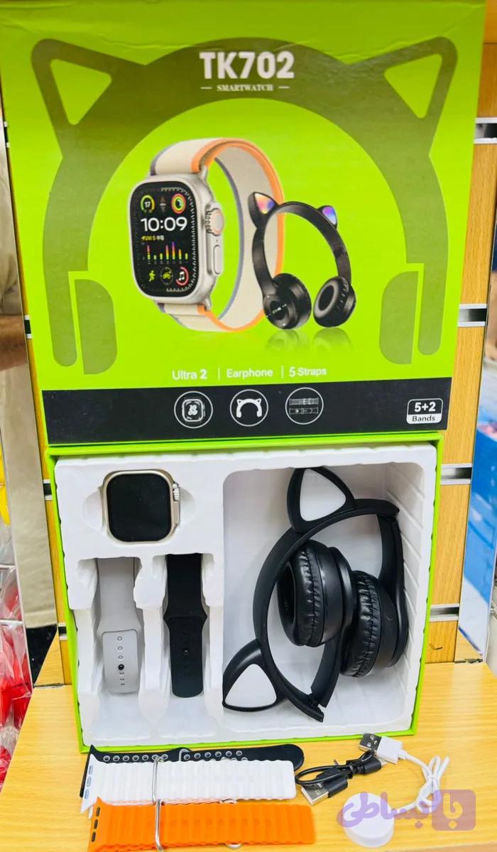 ساعت هوشمند TK 705 به همراه هدفون بلوتوثی