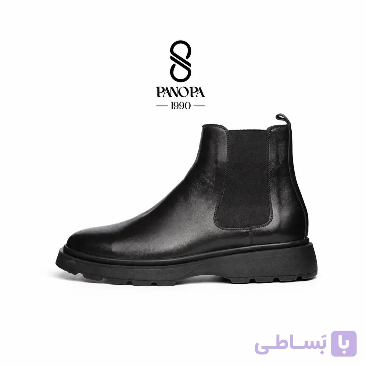 کفش بوت چرم زنانه کد 029 دارای زیره PU — تصویر 1