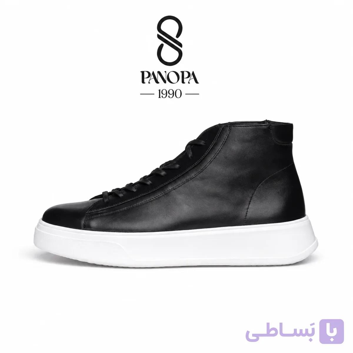 کفش بوت مردانه چرم عادی کد 021 — تصویر 1