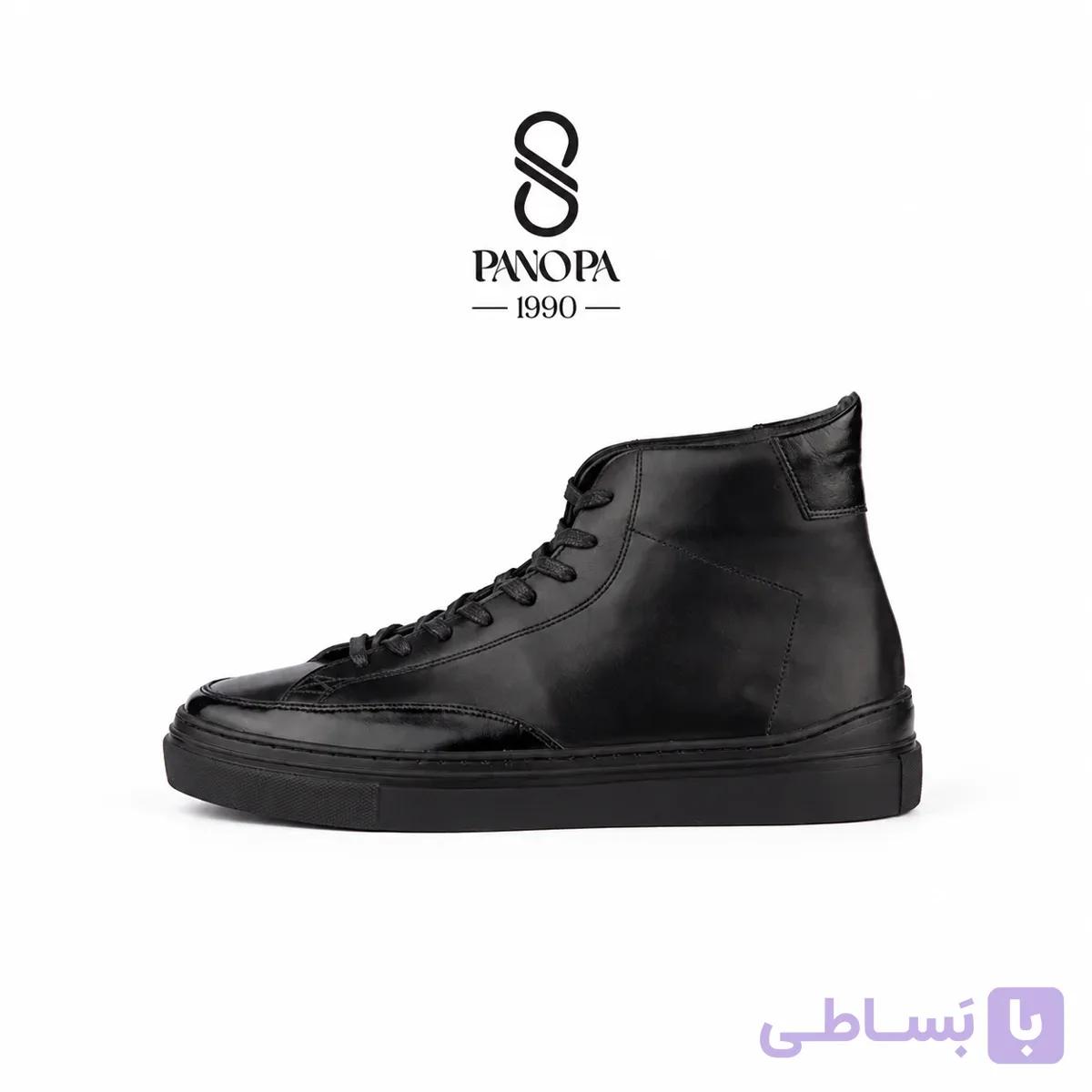 کفش بوت مردانه بند دار جیر کد 034 — تصویر 1