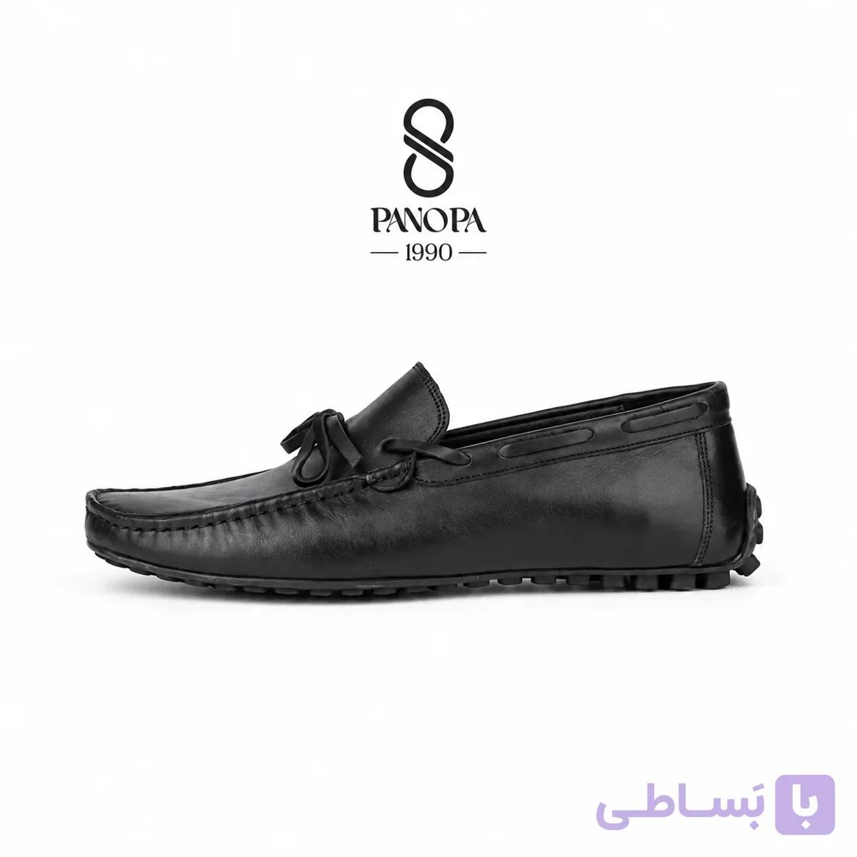 کفش کالج چرم کد 024 دارای زیره رابر — تصویر 1