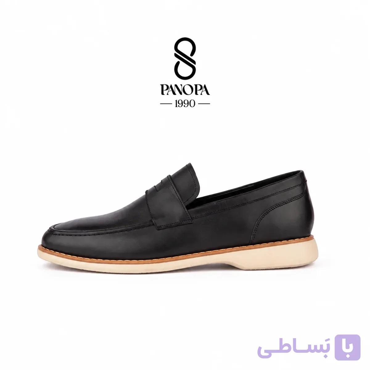 کفش کالج مردانه چرم جیر کد 016 — تصویر 1