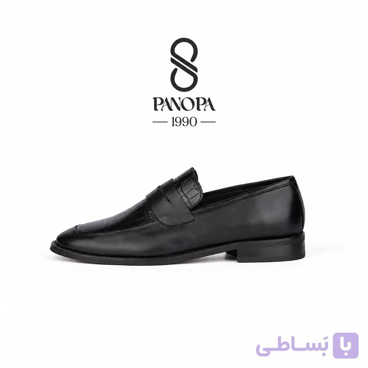 کفش کالج چرم کروکو کد 023 — تصویر 1