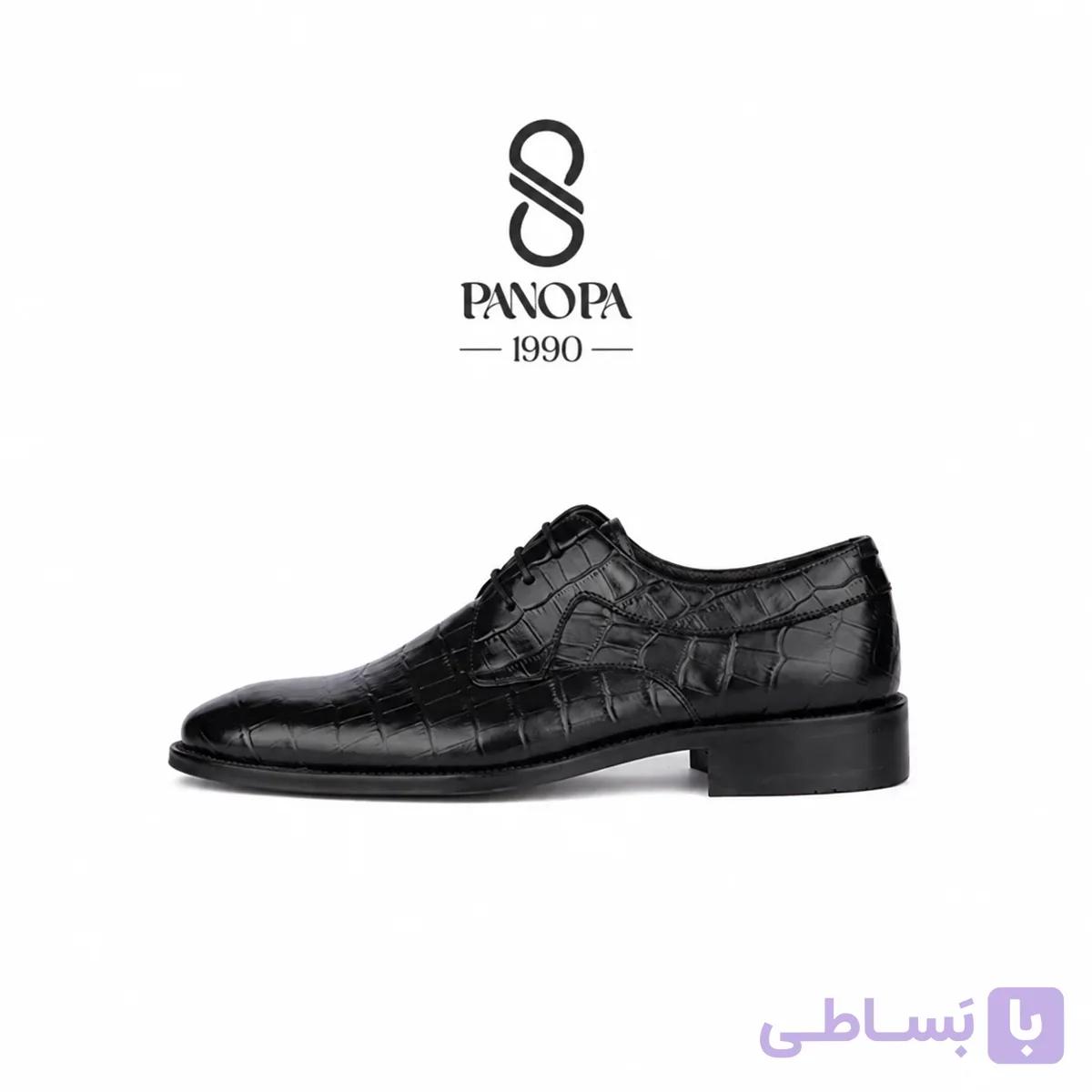 کفش کلاسیک رسمی مردانه چرم کروکو کد 105