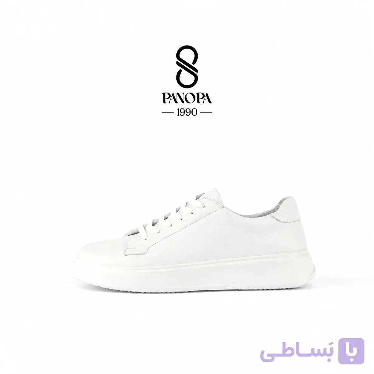 کفش چرم ونس زنانه کد 017 با چرم طبیعی و زیره EVA در 4 رنگبندی — تصویر 1