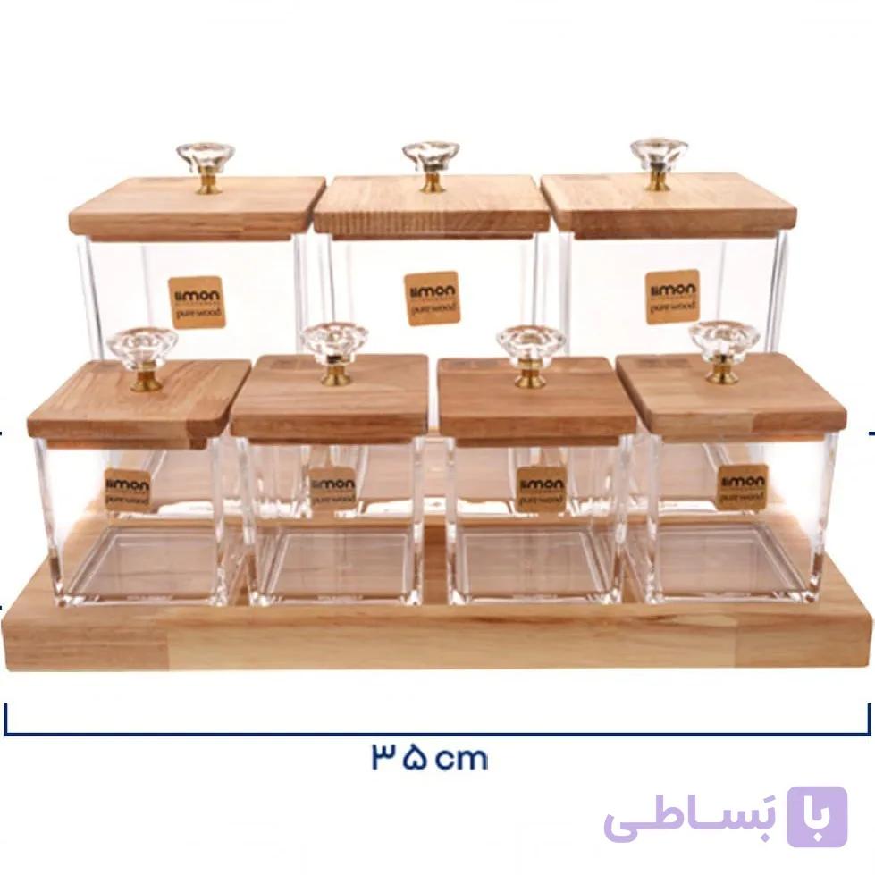 ست بانکه 7 پارچه چوبی لیمون(ارسال یک ساعته تهران)