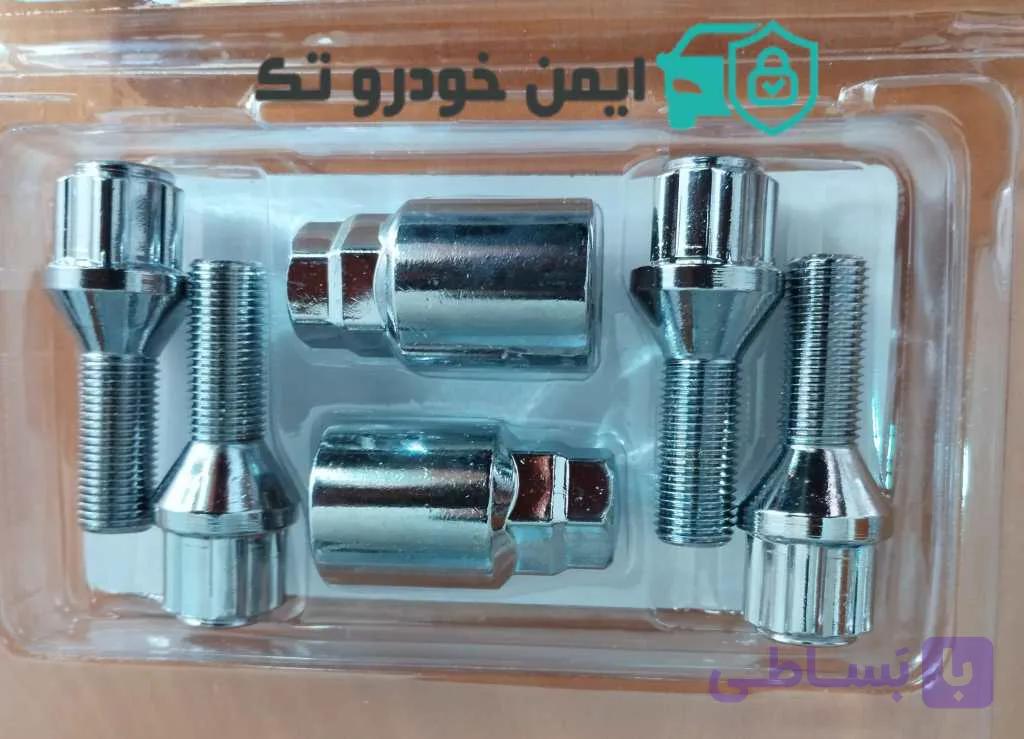 پیچ ضد سرقت چرخ قفل رینگ پژو جنس خارجی — تصویر 1