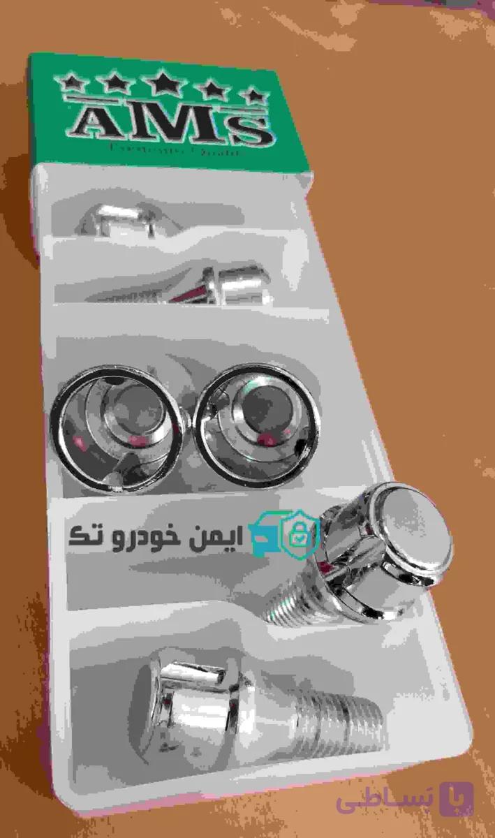 پیچ ضد سرقت چرخ قفل رینگ پراید خارجی — تصویر 1
