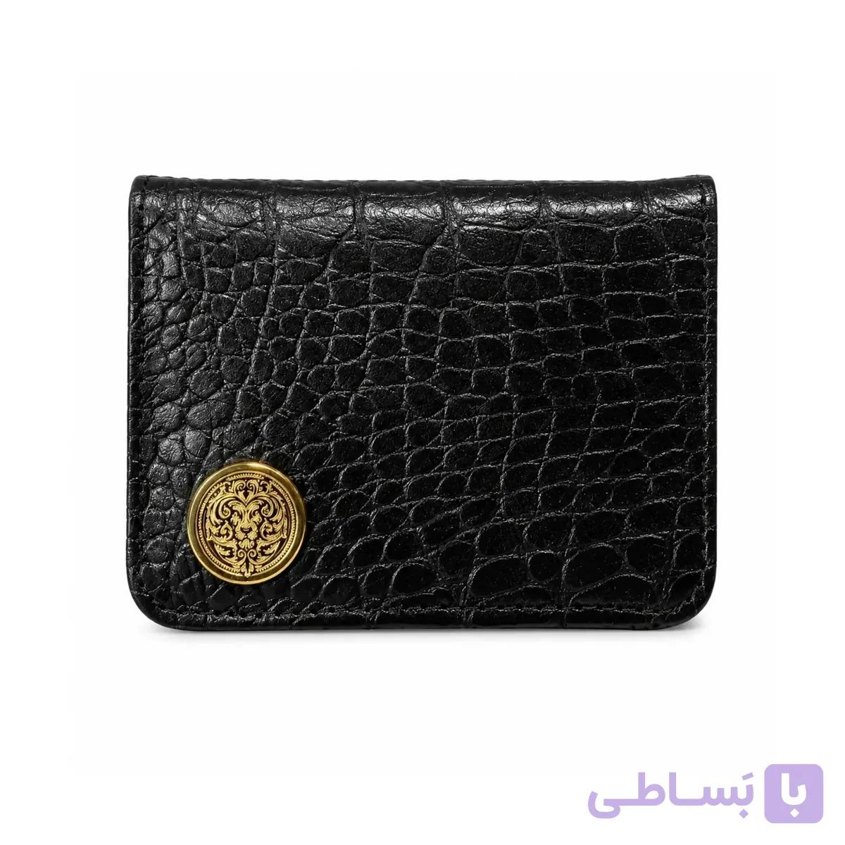 جاکارتی چرم مشکی مدل شیرشاه — تصویر 1