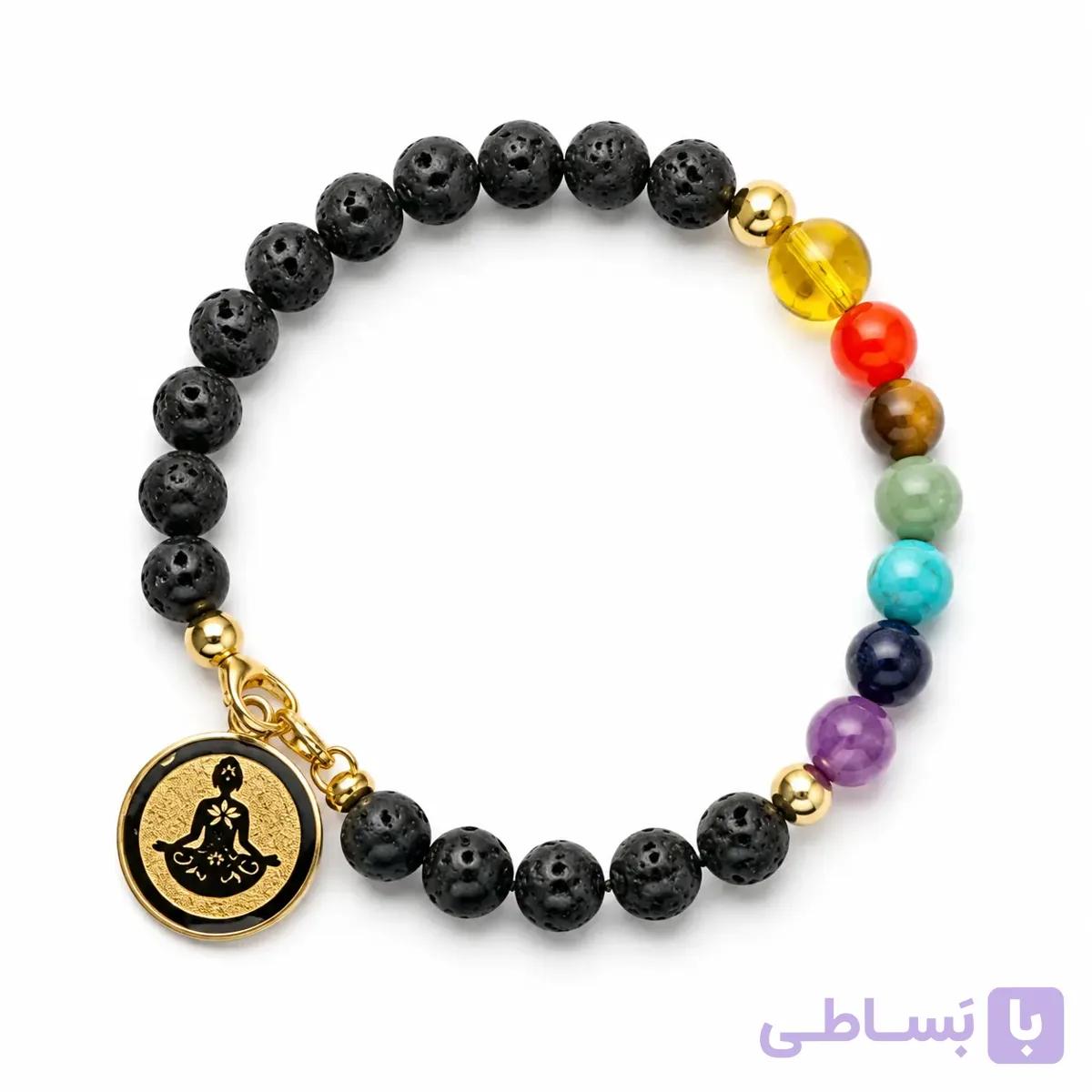 دستبند سنگ هفت چاکرا آمیدا — تصویر 1