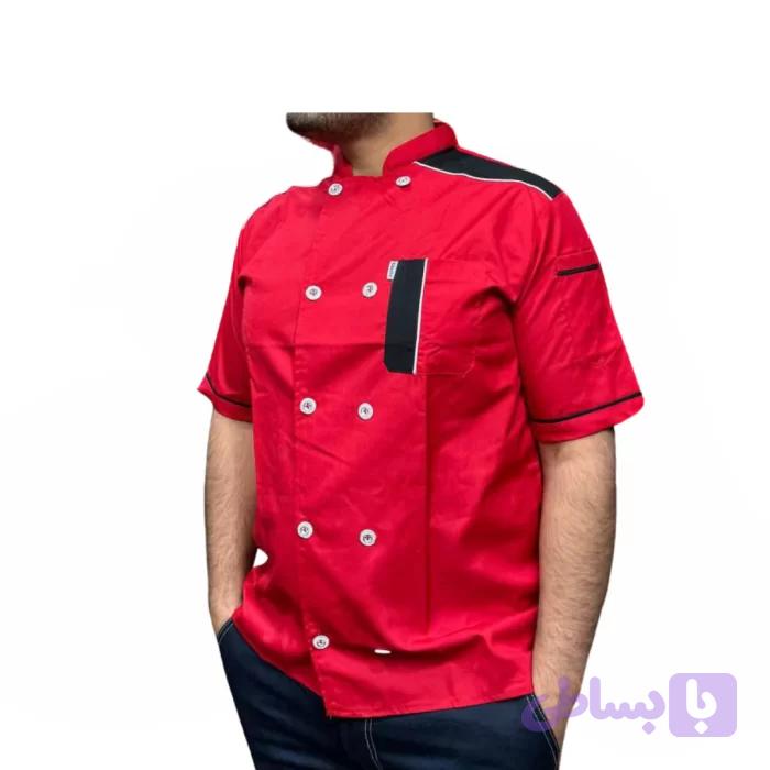 روپوش سر آشپزی قرمز ساده