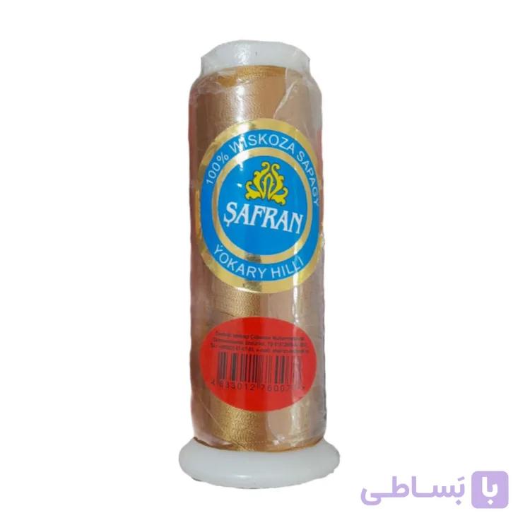 نخ گلدوزی ابریشم Safran کد 712 رنگ طلایی خردلی