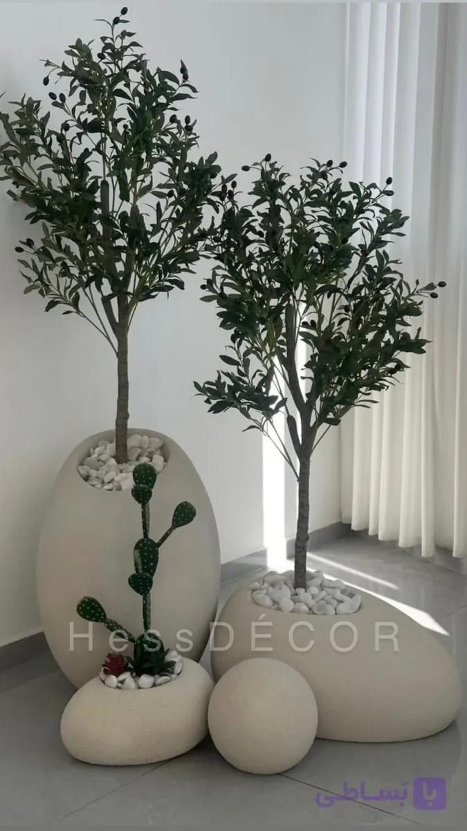 گلدان هندسی فایبر (قیمت ها بصورت تکی ذکر شده)