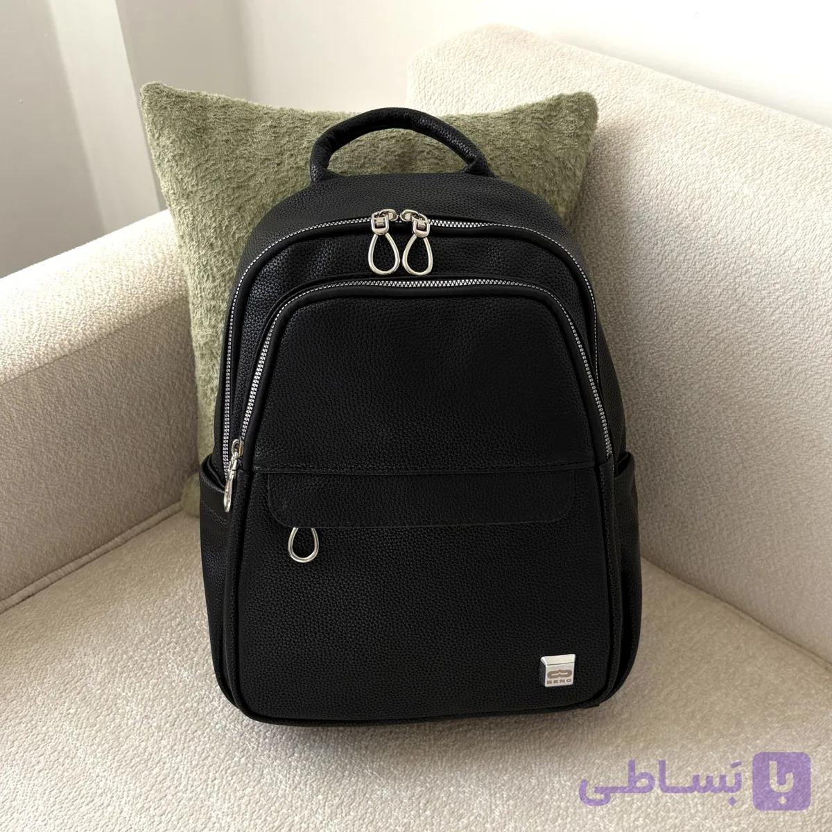 کوله پشتی چرمی دخترانه مدل رکسانا کد 0165 — تصویر 1