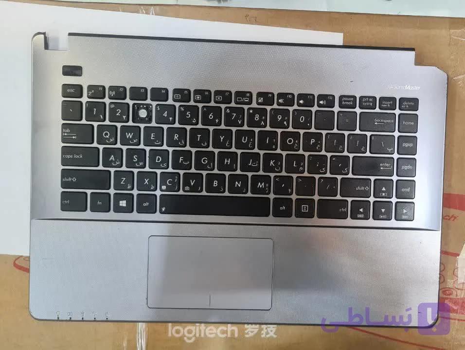 قاب کیبرد (C) به همراه کیبرد و تاچ پد لبتاب ASUS X450L